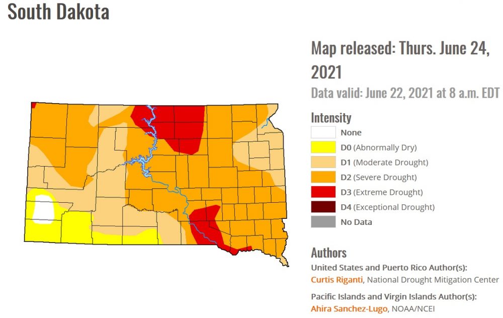 KBHB Radio Drought conditions continue their grip on South Dakota