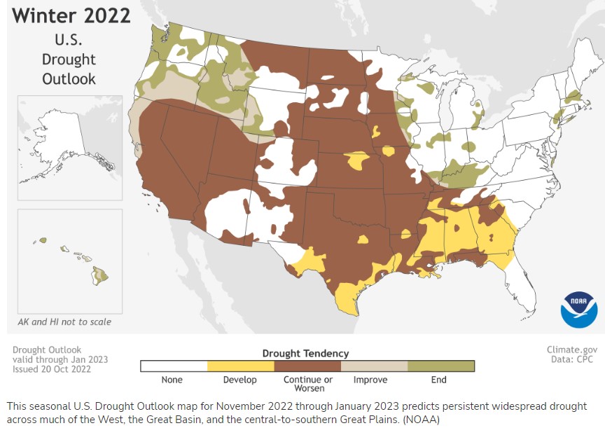 KBHB Radio - Drought To Persist In Great Plains, Parts Of West And Expand